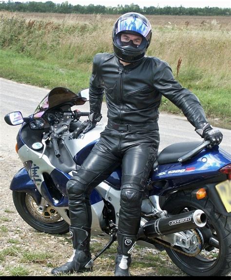 Fullleatherman Motorcycle Leathers Suit Bike Leathers Motorbike