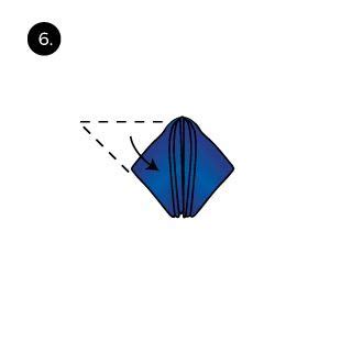 Turn it over, and fold the shorter sides in to meet. Pocket Square Folds American Beauty How to | Pocket square folds, Pocket square, American beauty