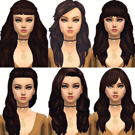 Sims 4 Cc Maxis Match Hair Communauté Mcms Sep 2023