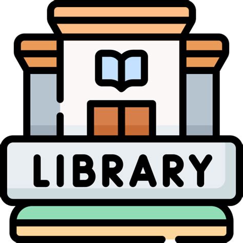 Library Free Buildings Icons