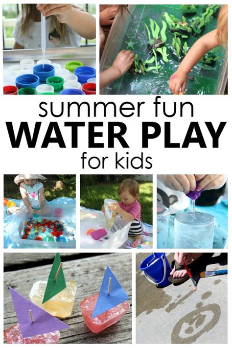 Fun Summer Water Play Activities For Toddlers And Preschoolers Outdoor