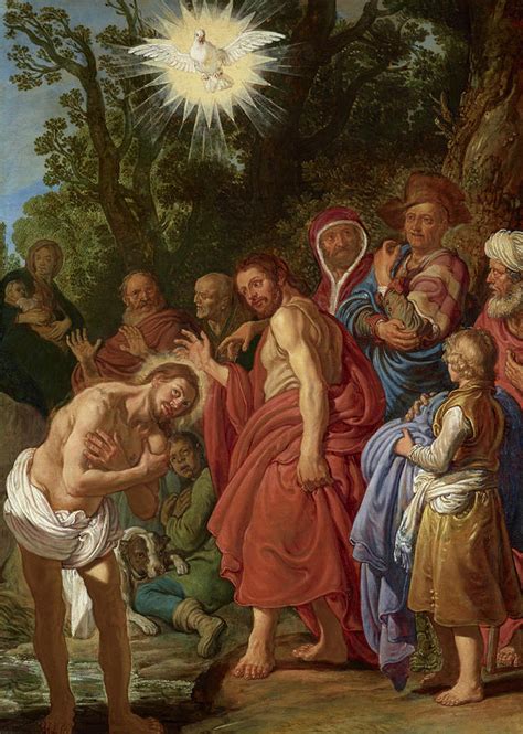 The Baptism Of Christ 1629 Painting By Pieter Lastman Pixels
