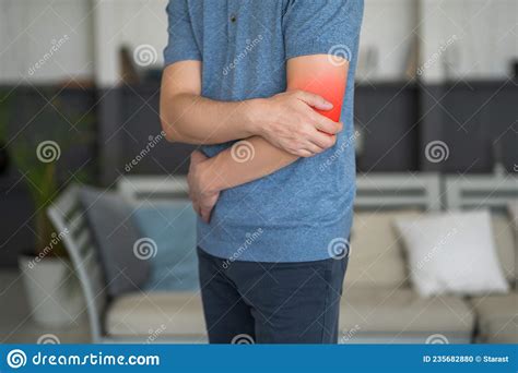 Diseases Of The Elbow Joint Bone Fracture And Inflammation Man