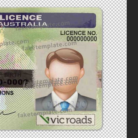 Australian Drivers License Template Victoria Australia Driver License