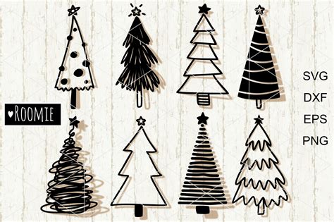 Merry Christmas With Trees Svg Free  Merry Christmas Trees Svg Cut