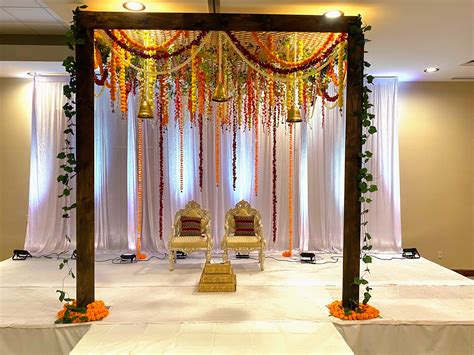 Traditional South Indian Wedding Decorations Wedding Indian Mandap Decorations Outdoor Decor