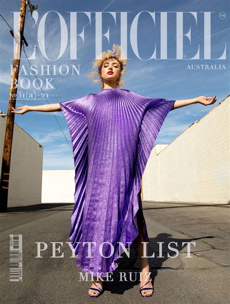 Peyton Roi List - L'Officiel Fashion Book (Australia - January - Winter 2021) | GotCeleb