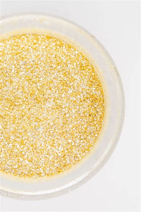 Gold Edible Glitter Glamour Luxe Edible Glitter For Drinks And Cakes