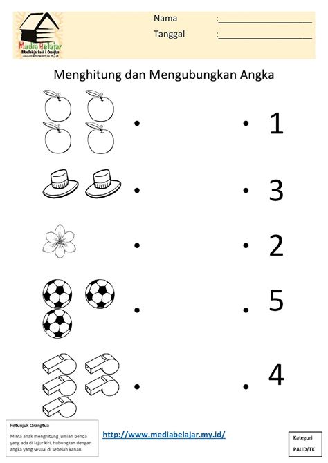 Belajar Penjumlahan Untuk Anak Tk : Poster belajar anak TK / PAUD