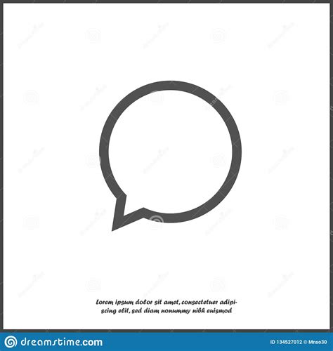 Vector Icon Cloud Conversation. Cloud Of Speech On White Isolated ...