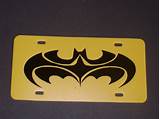 Batman Front License Plate