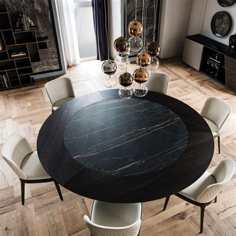 cattelan italia planer round ker wood table