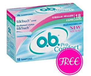 Check spelling or type a new query. Request a Free Box of o.b. Tampons! - Free Product Samples