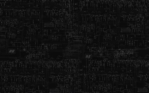 Schematic Circuits Diagram Black Bw Wallpaper 1920x1200 45289