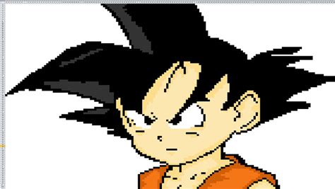 Goku Pixel By Tehcookiemonster On Deviantart