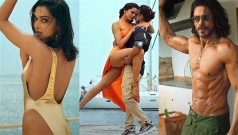 Shah Rukh Khan And Deepika Padukone Share Hot Chemistry In Pathaan Song Besharam Rang
