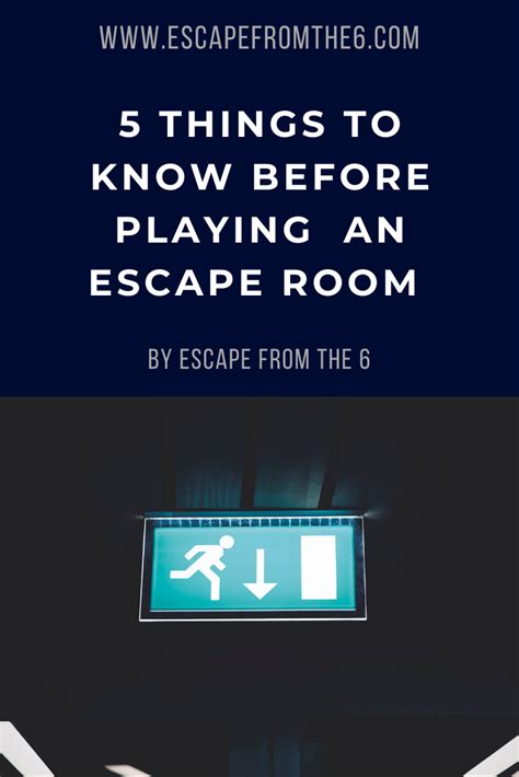5 Things To Know Before Playing An Escape Room Escape Room Escape