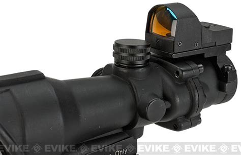 Bravo Op Style 4x32 Magnified Scope With Crosshair Reticle And Red Dot