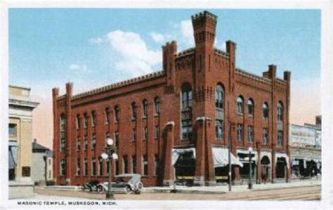 The masonic temple building was built in 1891 in chicago, il and was demolished in 1939 due to its small. Downtown Muskegon, MI - 1925-1970