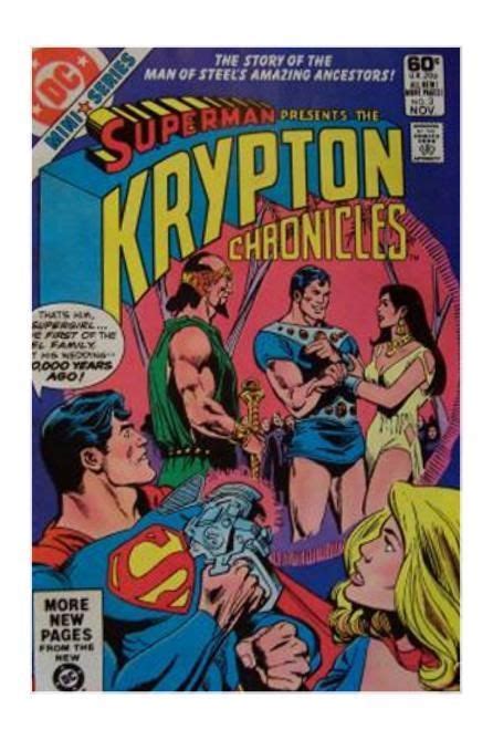 Krypton Chronicles 3 Nov 1981 Dc Fvf First Superman Superman
