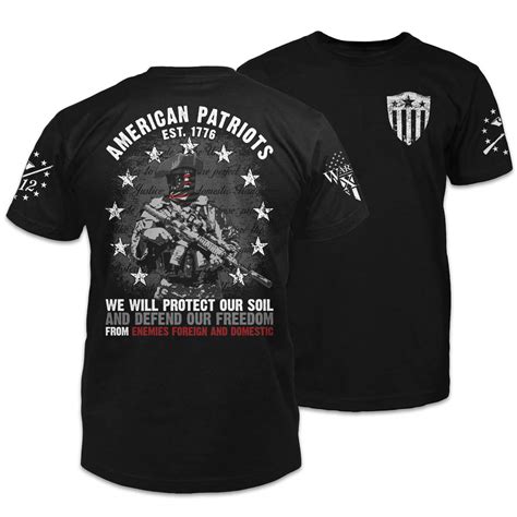 American Patriots Shirt Warrior 12