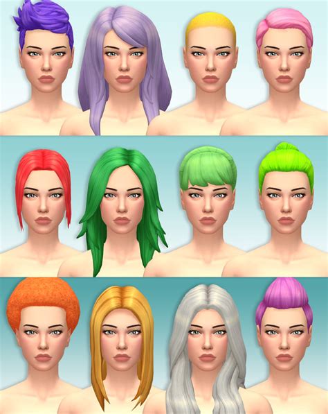 Sims 4 Ccs The Best Ea Hair Recolors By Lotti Die Zweite