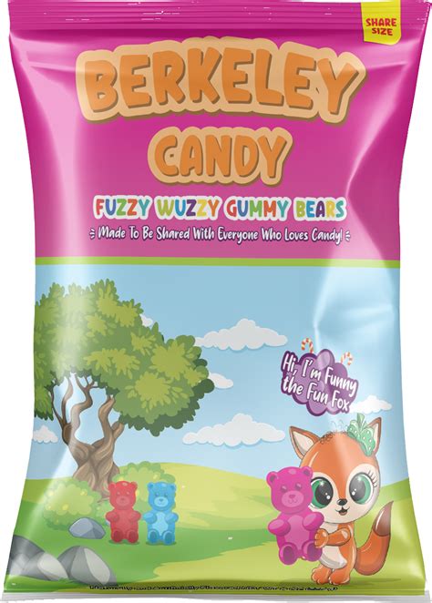 Fuzzy Wuzzy Gummy Bears Berkeley Candy
