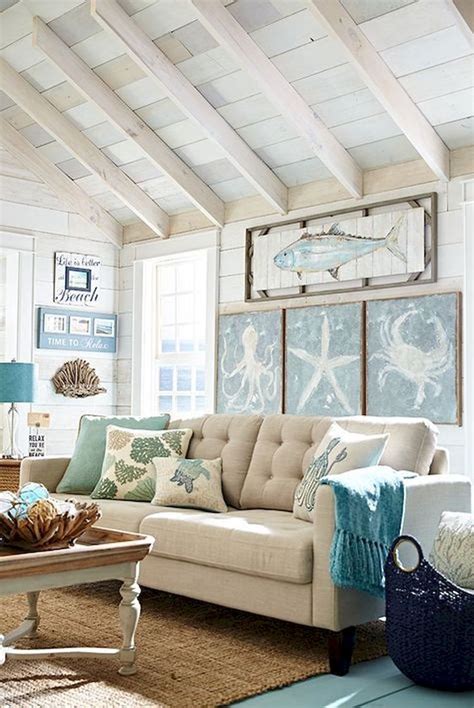 50 Beautiful Lake House Living Room Ideas Coastal Decorating Living