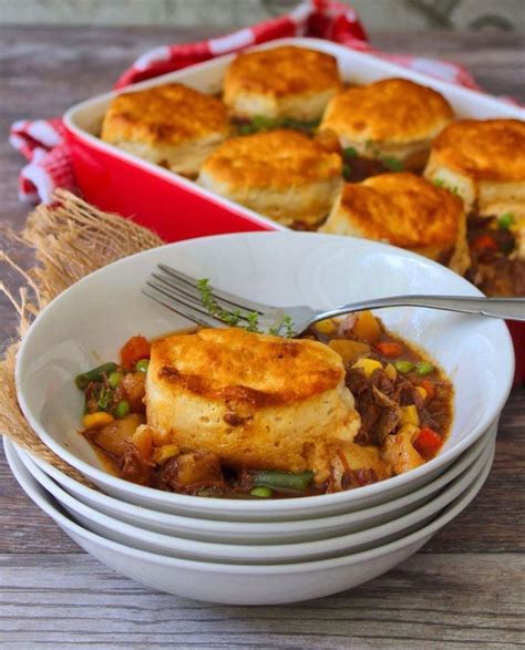 Left over prime rib roast. Beef and Biscuit Casserole | The McCallum's Shamrock Patch | Recipe in 2020 | Hearty comfort ...