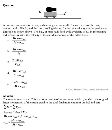Learn Ap Physics Ap Physics 1 And 2 Conservation Of Momentum