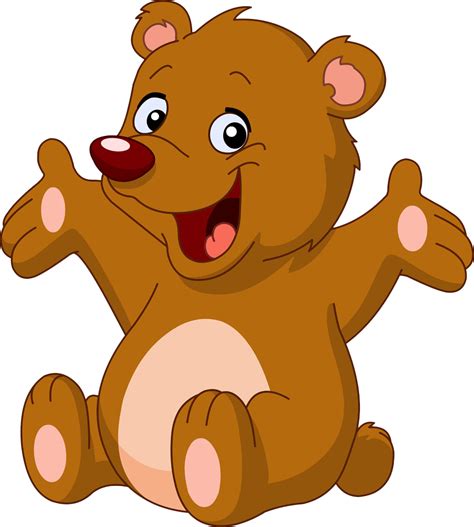 Brown Bear Polar Bear Cartoon Happy Bear Png Download 8981000