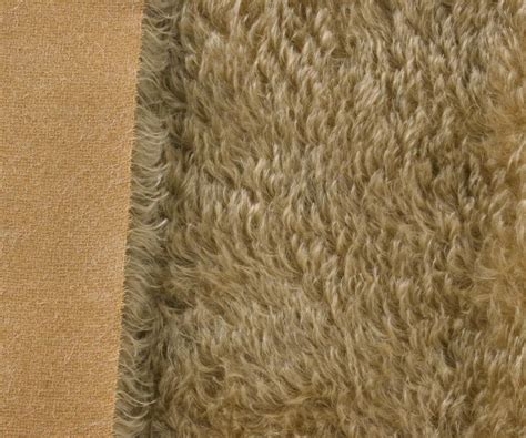 Mohair Fabric Teddy Bear German Helmbold 20mm Pile Gold Wheat 116 18