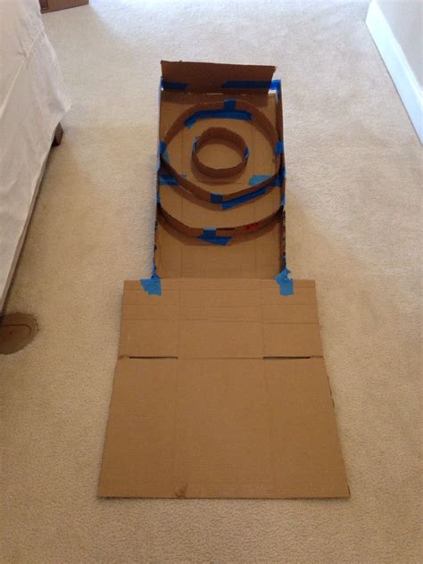The party and came went and the diy skee ball game was a big hit!! Diy Skee Ball Game Cardboard