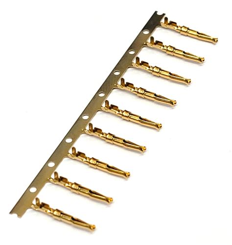 DSUB Crimp Contacts Gold Female Sockets Bulk From Reel HardCore Electronic Supply