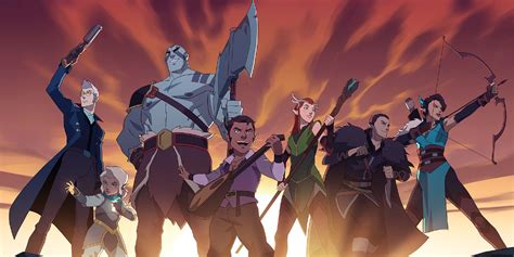 Critical Role Legend Of Vox Machina First Look Image Reveals Character Art