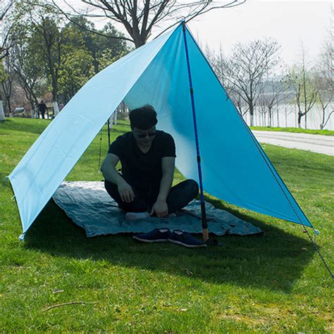 Waterproof Ripstop Tent Tarp Camping Lightweight Shelter Tarpaulin