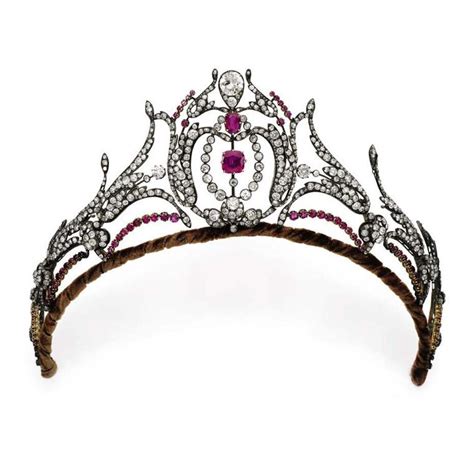 This Diamond And Ruby Tiara Thought To Be From The Second
