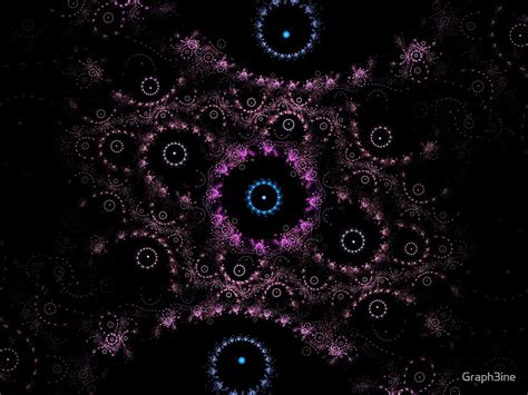 Abstract Hypnotic Fractal By Graph3ine Redbubble