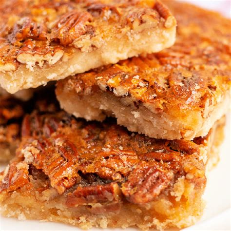 Pecan Pie Bars With Shortbread Crust Food Folks And Fun