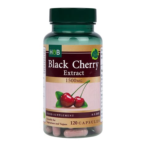 Handb Black Cherry Extract Capsules Holland And Barrett