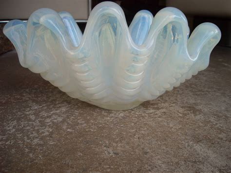 Maybe you would like to learn more about one of these? Barovier Large Murano Glass Bowl Vase, Clam, Shell ...