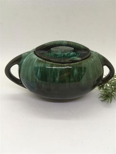 Green Pottery Mid Century Made In Canada Ceramic Pottery Etsy Canada