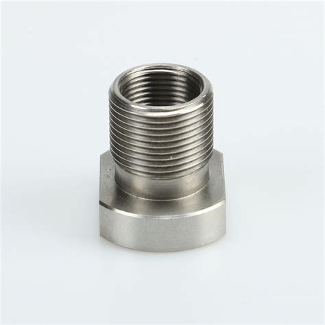 Stainless Steel 58 24 Male To 12 28 Female Thread Adapter Suppressor