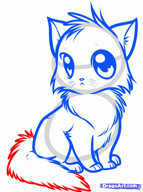 Easy Anime Cat Drawings How To Draw Chibi Cats Step By Step Chibis