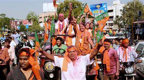 This is one of the best after the results are announced today, elections to 31 district and 231 taluka panchayats and 81 municipalities will be held on 28 february. BJP retains urban hold, rural Gujarat gives Congress a ...