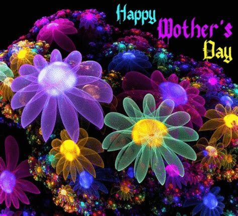 Animation of flower on silver tray. Some Neon Flowers For Mother's Day! Free Flowers eCards ...