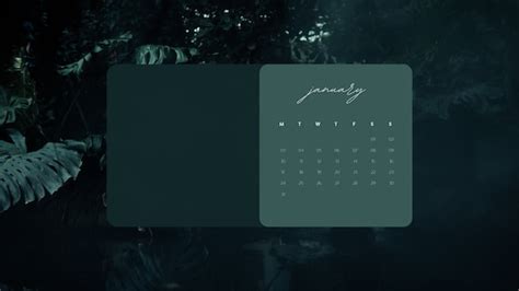 Rainforest Desktop Wallpapers And Organizers 2022 Calendar