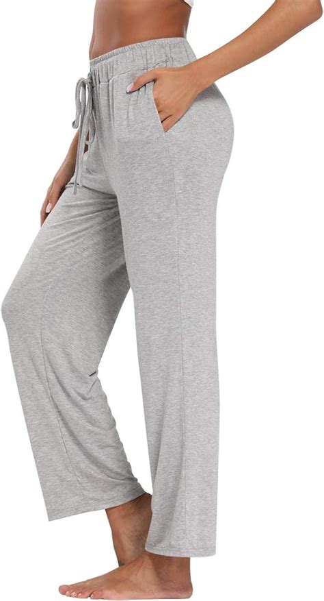 Fitglam Womens Lounge Pants Loose High Waist Yoga Pants Drawstring