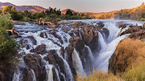 Epupa Falls On The Kunene River In The Kaokoveld Of Northern Namibia On