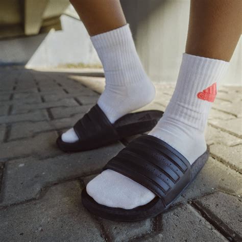 Adidas Adilette Boost Slides Grey Adidas Gh